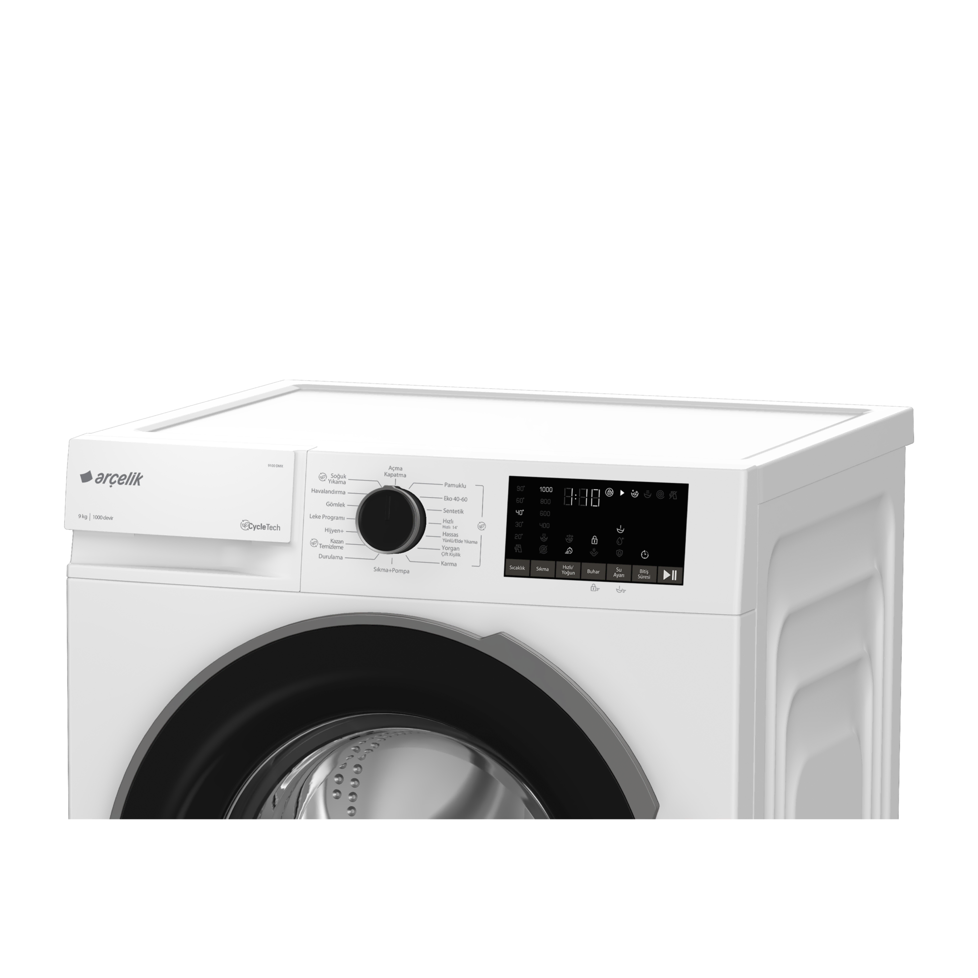 9100 DMX 9 Kg Çamaşır Makinesi