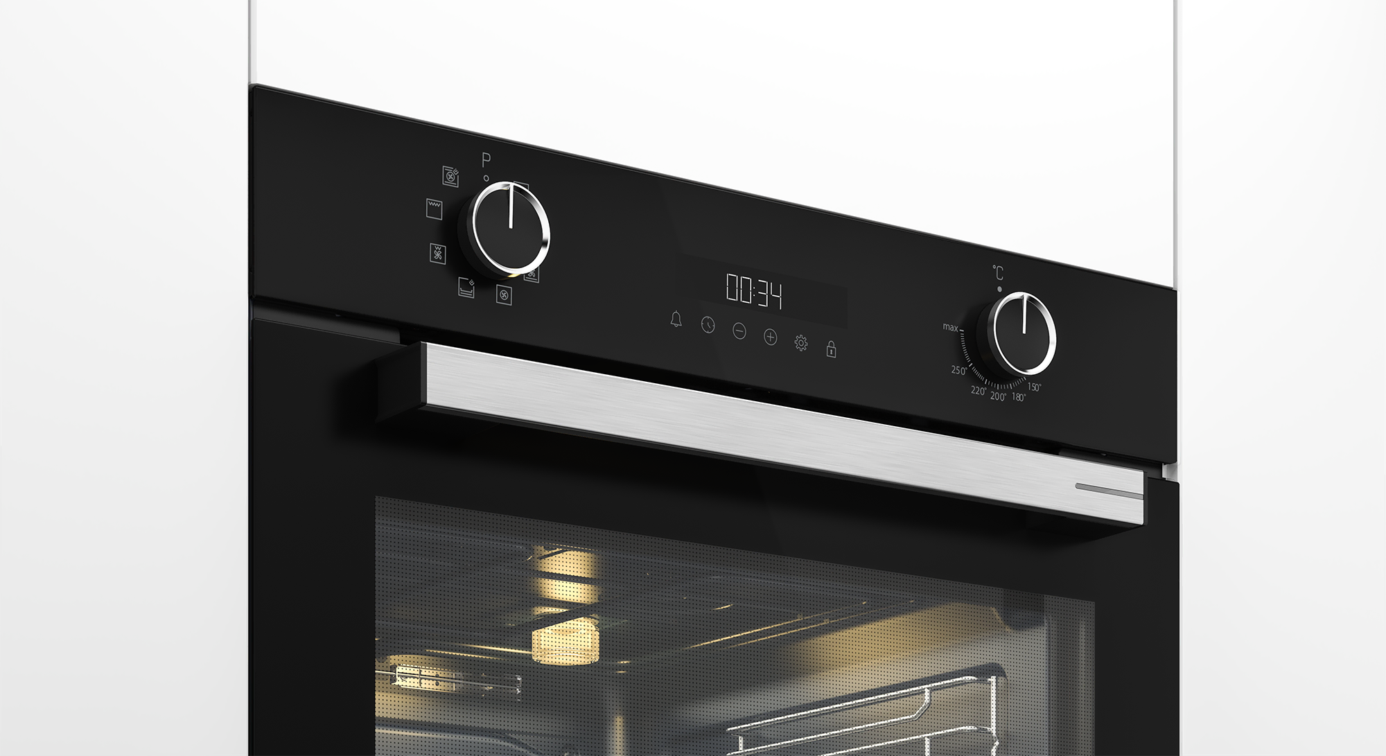 AFC 340 S Buhar Destekli Ankastre Fırın